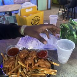 Beach House Pub - Coconut shrimp basket with fresh cut fries