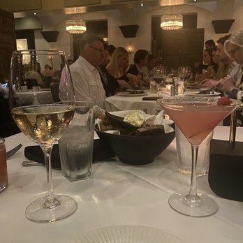 Al Biernat's Oak Lawn - Red berry lemon drop (right), Riesling (left) - Steakhouses Near Me - Dallas, Texas