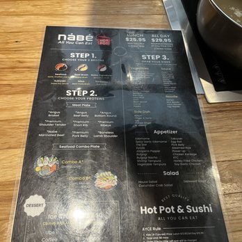 Nabe Hotpot - Menu - Hot Pot Near Me - Las Vegas, Nevada Nabe Hotpot - Menu - Hot Pot Near Me - Las Vegas, Nevada