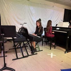Music Pillars - Brooklynn playing piano