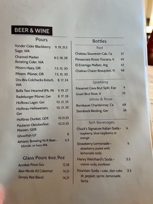 Menu photo 3 Watershed Cafe Leavenworth, WA