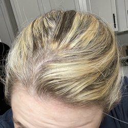 Fox & Company Salon And Day Spa - This was after they fixed it. Seriously. Really disappointed.