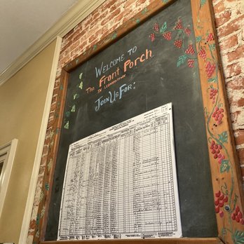 The Front Porch - Main entrance/Census from earlier in their history - Southern Near Me - Leonardtown, Maryland