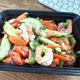 the Shrimp salad is the perfect work lunch the Shrimp salad is the perfect work lunch