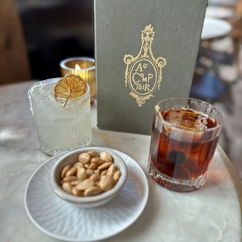 Au Comptoir - Manhattan Black and Ginger margarita! - Tapas/Small Plates Near Me - Woodstock, Vermont Au Comptoir - Manhattan Black and Ginger margarita! - Tapas/Small Plates Near Me - Woodstock, Vermont