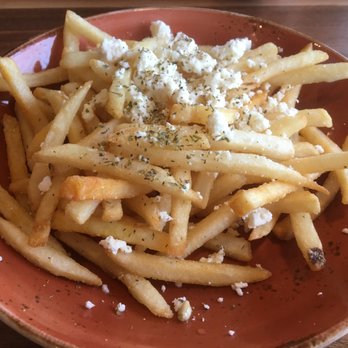 Luna Grill Ventura - Feta cheese fries SO GOOD - Mediterranean Near Me - Ventura, California