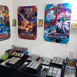 Psystrike Cards & Collectibles - A binder collector's heaven! Thousands of cards in binders to browse through!