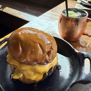 Bosscat Kitchen & Libations - Butter Burger $8 - New American Near Me - Irvine, California