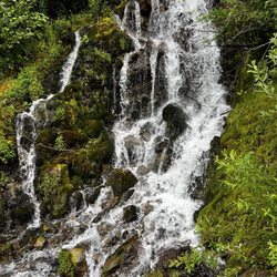 Mt Hood Summit - What a beauty! Find several different waterfalls on the way up to the peak!