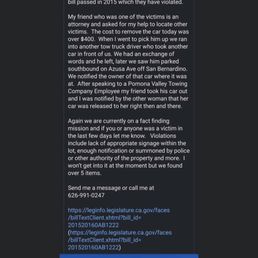 There is a gentleman leading a class action lawsuit against this targeted illegal towing. Help close this place down. There is a gentleman leading a class action lawsuit against this targeted illegal towing. Help close this place down.