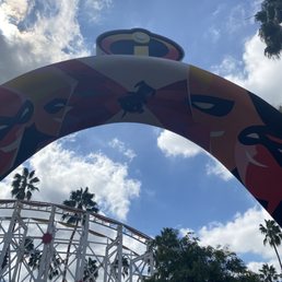 Exterior photo of Incredicoaster - Anaheim, California Exterior photo of Incredicoaster - Anaheim, California