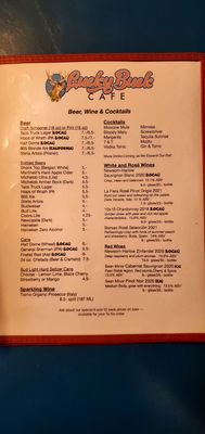 Menu photo 8 Lucky Buck Cafe Groveland, CA Menu photo 8 Lucky Buck Cafe Groveland, CA