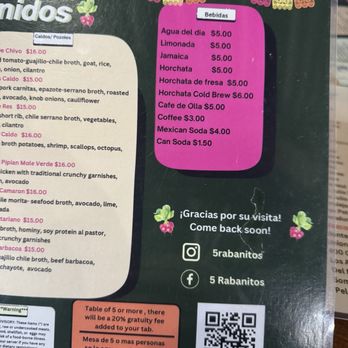 5 Rabanitos - Mexican Near Me - Chicago, Illinois