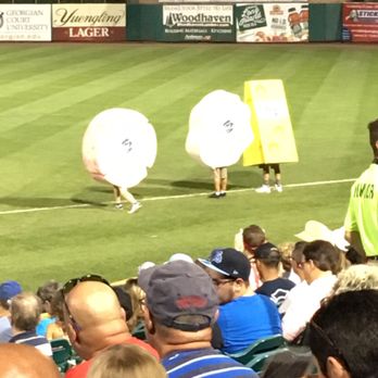 Jersey Shore BlueClaws - Only in New Jersey will u find a pork roll , egg and cheese dress up race around the field to win a prize! - Baseball Fields Near Me - Lakewood, New Jersey Jersey Shore BlueClaws - Only in New Jersey will u find a pork roll , egg and cheese dress up race around the field to win a prize! - Baseball Fields Near Me - Lakewood, New Jersey