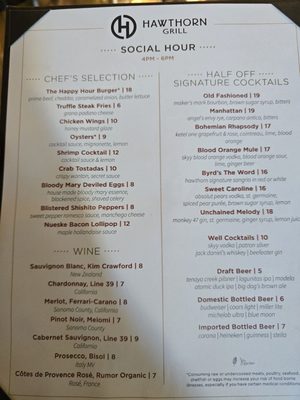 Menu photo 6 Hawthorn Grill Las Vegas, NV Menu photo 6 Hawthorn Grill Las Vegas, NV