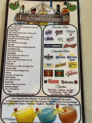 Menu photo 2 Julia's Mexican Grill Humble, TX