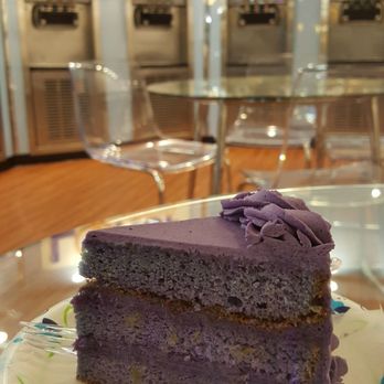 Look Up Dessert Cafe - Ube (Taro) cake... a must try! - Ice Cream & Frozen Yogurt Near Me - Chesapeake, Virginia Look Up Dessert Cafe - Ube (Taro) cake... a must try! - Ice Cream & Frozen Yogurt Near Me - Chesapeake, Virginia