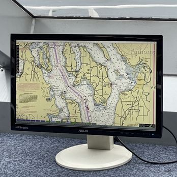 FRS Clipper - VIP comfort class monitor to update passengers on clippers navigation - Travel Services Near Me - Seattle, Washington FRS Clipper - VIP comfort class monitor to update passengers on clippers navigation - Travel Services Near Me - Seattle, Washington