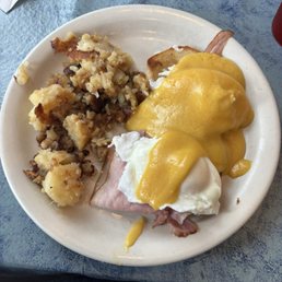 Their version of eggs Benedict Their version of eggs Benedict