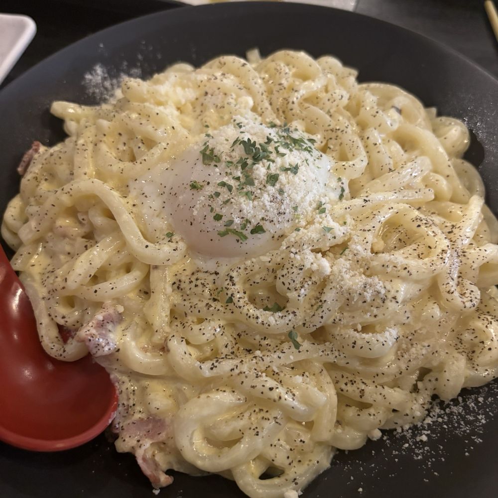 Oodle Noodle - Large Carbonara udon - Noodles Near Me - Las Vegas, Nevada