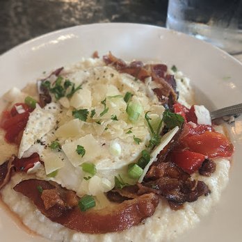 Roots Cafe - loaded grits - Cafes Near Me - Charlotte, North Carolina