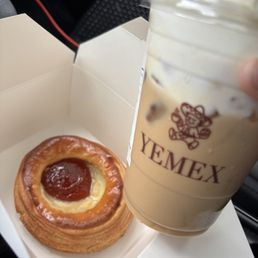 Guava Danish and Salted Dulce de Leche Iced Latte Guava Danish and Salted Dulce de Leche Iced Latte