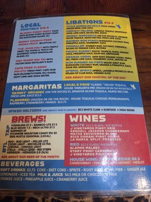 Menu photo 1 Big Bamboo Cafe Hilton Head Island, SC Menu photo 1 Big Bamboo Cafe Hilton Head Island, SC