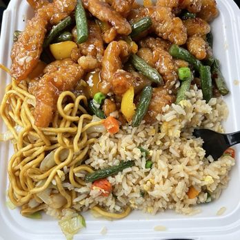 Panda Express - Honey green bean chicken, chow mein, fried rice. - Chinese Near Me - Houma, Louisiana