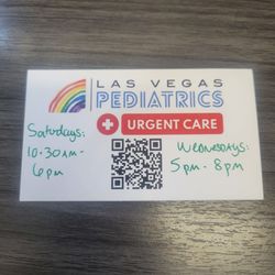Las Vegas Pediatrics + Urgent Care - Now open Wednesday night and Saturday!