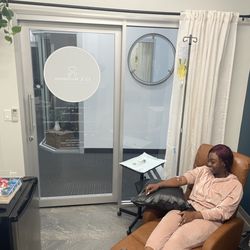 LUX Wellness - Feeling happy to get her IV Routine monthly IV Drip- Performance Hydration