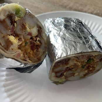 Los Arcos - Breakfast Burrito w/ Bacon - Mexican Near Me - Santa Rosa, California