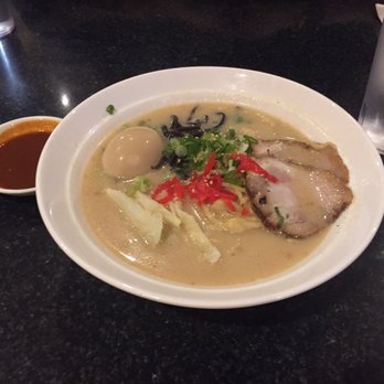 Ryujin Ramen - White ramen with spicy red sauce on the side - Ramen Near Me - Sacramento, California Ryujin Ramen - White ramen with spicy red sauce on the side - Ramen Near Me - Sacramento, California