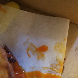 Papa Johns Pizza - This is buffalo sauce. Not BBQ