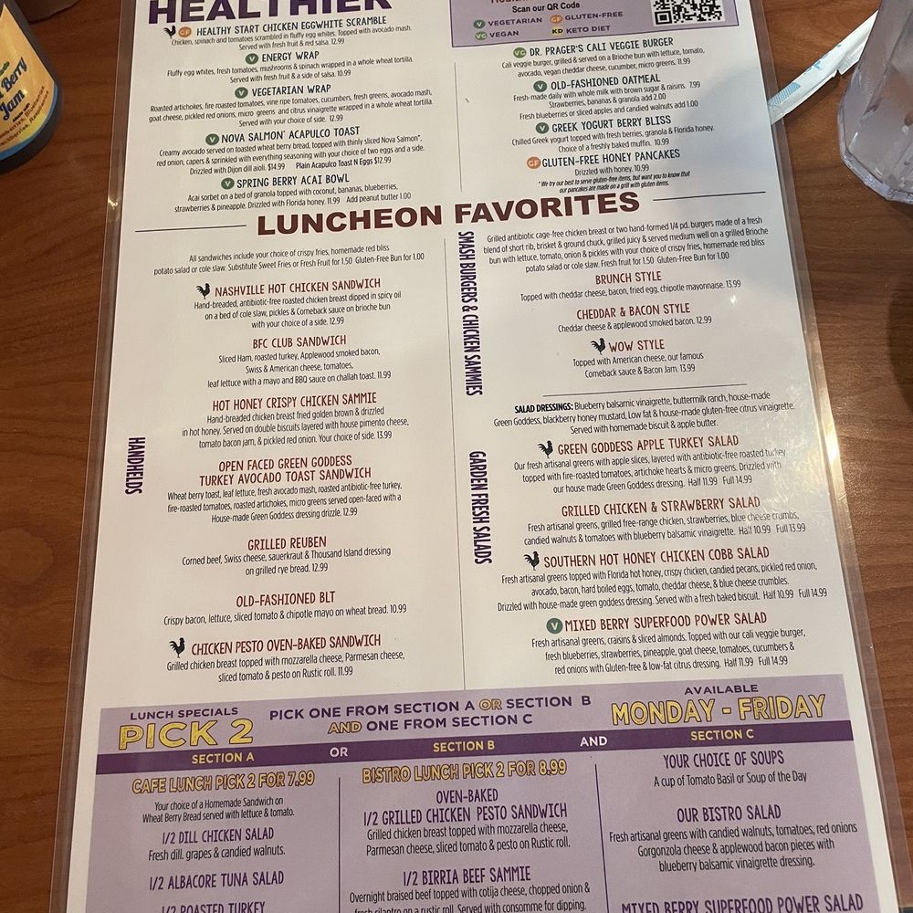 Berry Fresh Cafe - Menu - Breakfast & Brunch Near Me - Jupiter, Florida
