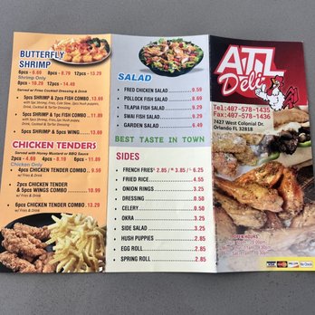 ATL Deli - Menu - Delis Near Me - Orlando, Florida ATL Deli - Menu - Delis Near Me - Orlando, Florida