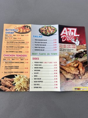 Menu photo 2 ATL Deli Orlando, FL Menu photo 2 ATL Deli Orlando, FL