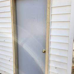 PAINTING AND MORE - New door install on a garage  .metal security