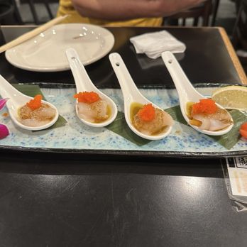 Izakaya Okan - Uni scallop carpaccio - Japanese Near Me - Costa Mesa, California