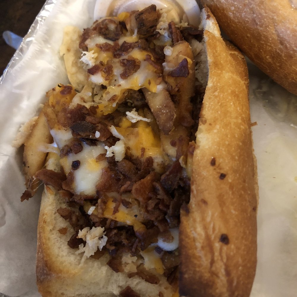 CJ & Eck's - Eck's-treme Cheesesteak Sandwich (chicken) - Sports Bars Near Me - Philadelphia, Pennsylvania