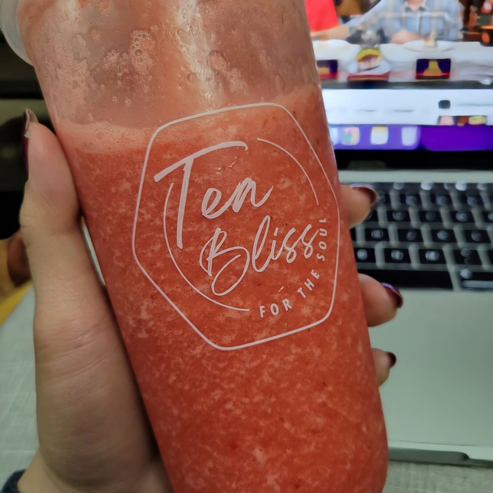 Tea Bliss - Creamy Strawberry Frostie. - Bubble Tea Near Me - Chandler, Arizona