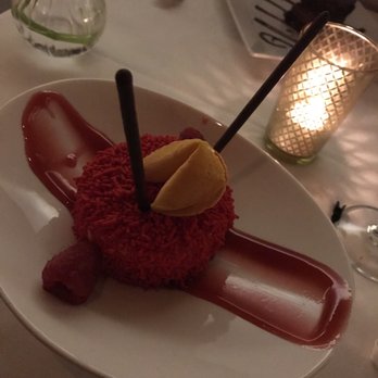 Philippe Chow - Red Velvet Fortune Cookie Cake - Chinese Near Me - New York, New York