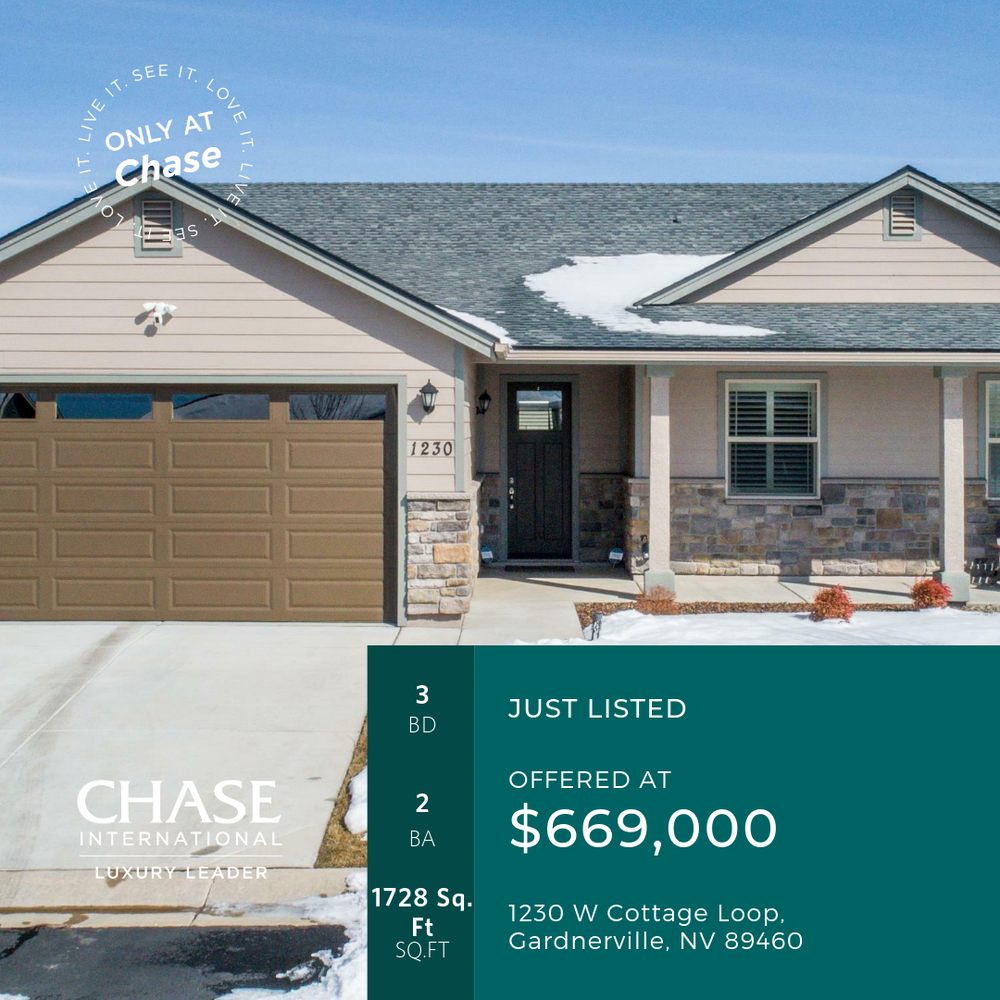 KATE EMORY CHASE INTERNATIONAL REAL ESTATE Contact Agent 1644 Hwy 395, Minden, Nevada