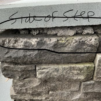 D2 Contracting - Side of my new stone steps - General Contractors Near Me D2 Contracting - Side of my new stone steps - General Contractors Near Me