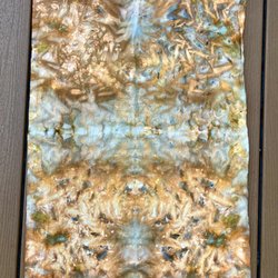 Waxon Batik & Dye Studio - Ice dyed fabric.