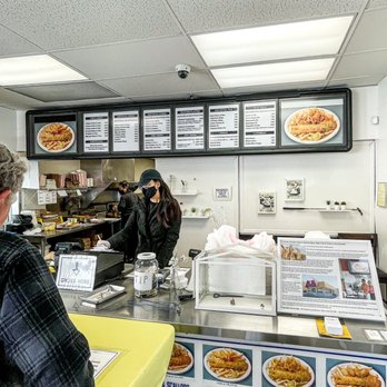 Chef John's Fish & Chips - Register counter and menu (kind of small) - Fish & Chips Near Me - Lemon Grove, California Chef John's Fish & Chips - Register counter and menu (kind of small) - Fish & Chips Near Me - Lemon Grove, California