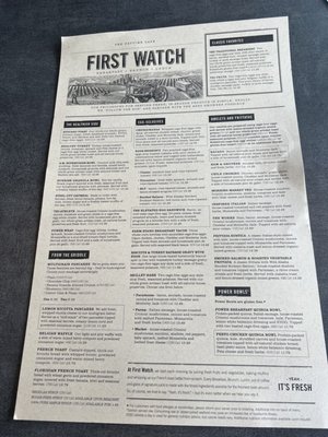 Menu photo 4 First Watch Conroe, TX
