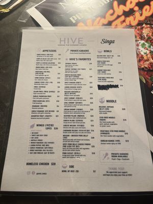 Menu photo 1 Hive San Diego, CA Menu photo 1 Hive San Diego, CA