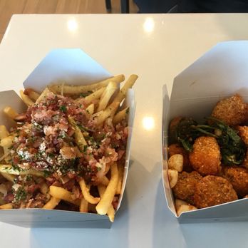 i-Tea - Bacon Parmesan fries and basil fried chicken - Bubble Tea Near Me - San Jose, California