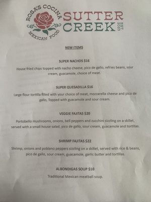 Menu photo 4 Rosa’s Cocina Sutter Creek, CA Menu photo 4 Rosa’s Cocina Sutter Creek, CA