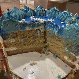 The cake was disappointing. It was so cute. Tasted frozen. The icing is delicious The cake was disappointing. It was so cute. Tasted frozen. The icing is delicious